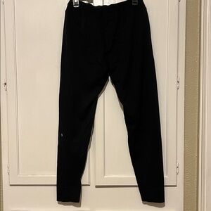 Lululemon Black Wool-Blend Waffle Pants